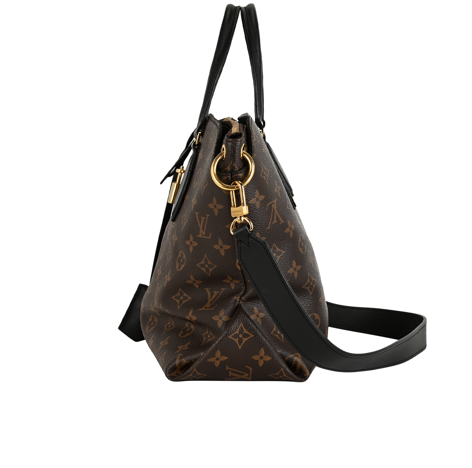 Flower Tote, &pound;520, Handbags, Brown, Canvas, Bottom view